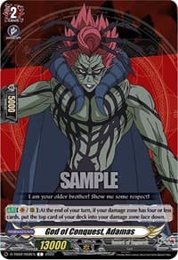 God of Conquest, Adamas - D-TB02: Record of Ragnarok - Cardfight Vanguard card