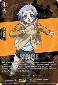 Apprentice Valkyrie, Goll (RGR) - D-TB02: Record of Ragnarok - Cardfight Vanguard card