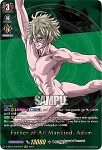 Father of All Mankind, Adam (RGR) - D-TB02: Record of Ragnarok - Cardfight Vanguard card