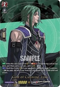 God of Cunning, Loki (RGR) - D-TB02: Record of Ragnarok - Cardfight Vanguard card