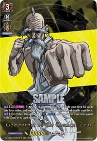God Father of the Cosmos, Zeus (RGR) - D-TB02: Record of Ragnarok - Cardfight Vanguard card