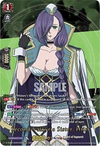 Second Valkyrie Sister, Hrist (RGR) - D-TB02: Record of Ragnarok - Cardfight Vanguard card