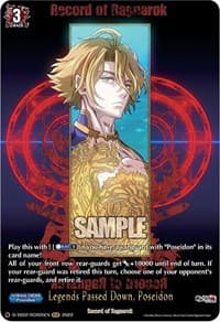 Legends Passed Down, Poseidon (RGR) - D-TB02: Record of Ragnarok - Cardfight Vanguard card