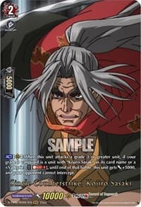 Single Counterstrike, Kojiro Sasaki (RGR) - D-TB02: Record of Ragnarok - Cardfight Vanguard card