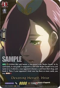 Devoting Herself, Hrist (RGR) - D-TB02: Record of Ragnarok - Cardfight Vanguard card