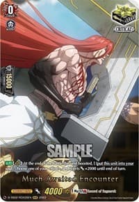 Much Awaited Encounter (RGR) (39) - D-TB02: Record of Ragnarok - Cardfight Vanguard card