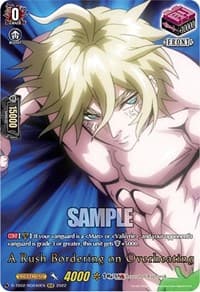 A Rush Bordering on Overheating (RGR) (40) - D-TB02: Record of Ragnarok - Cardfight Vanguard card