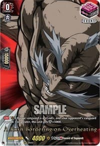 A Rush Bordering on Overheating (RGR) (41) - D-TB02: Record of Ragnarok - Cardfight Vanguard card