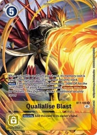 Qualialise Blast (Summer 2022 Dash Pack) - Next Adventure - Digimon Card Game card