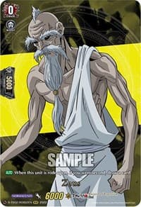 Zeus (RGR) - D-TB02: Record of Ragnarok - Cardfight Vanguard card