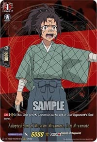 Adopted Son of Musashi Miyamoto, Iori Miyamoto (RGR) - D-TB02: Record of Ragnarok - Cardfight Vanguard card