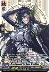Revolt Against the Gods, Brunhilde (SP) - D-TB02: Record of Ragnarok - Cardfight Vanguard card