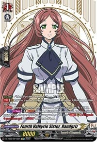 Fourth Valkyrie Sister, Randgriz (SP) - D-TB02: Record of Ragnarok - Cardfight Vanguard card