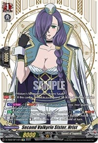Second Valkyrie Sister, Hrist (SP) - D-TB02: Record of Ragnarok - Cardfight Vanguard card
