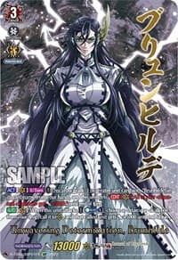 Unwavering Determination, Brunhilde (SSP) - D-TB02: Record of Ragnarok - Cardfight Vanguard card