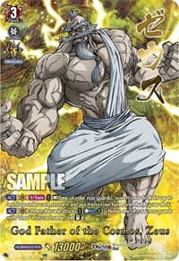 God Father of the Cosmos, Zeus (SSP) - D-TB02: Record of Ragnarok - Cardfight Vanguard card