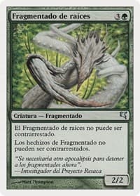 Root Sliver (Spanish) - "Fragmentado de raíces" - Magic Encyclopedia 2005 (Salvat/Hachette) - Magic: The Gathering card