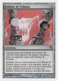 Lightning Coils (Italian) - "Bobine di Fulmini" - Magic Encyclopedia 2005 (Salvat/Hachette) - Magic: The Gathering card