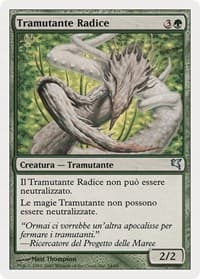 Root Sliver (Italian) - "Tramutante Radice" - Magic Encyclopedia 2005 (Salvat/Hachette) - Magic: The Gathering card