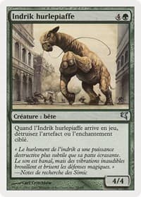 Indrik Stomphowler (French) - "Indrik hurlepiaffe" - Magic Encyclopedia 2005 (Salvat/Hachette) - Magic: The Gathering card