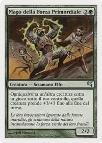 Primal Forcemage (Italian) - "Mago della Forza Primordiale" - Magic Encyclopedia 2005 (Salvat/Hachette) - Magic: The Gathering card
