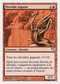 Blade Sliver (French) - "Slivoïde aiguisé" - Magic Encyclopedia 2005 (Salvat/Hachette) - Magic: The Gathering card