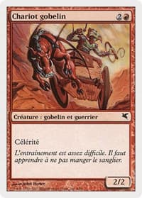 Goblin Chariot (French) - "Chariot gobelin" - Magic Encyclopedia 2005 (Salvat/Hachette) - Magic: The Gathering card