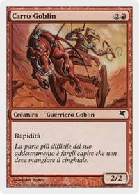 Goblin Chariot (Italian) - "Carro Goblin" - Magic Encyclopedia 2005 (Salvat/Hachette) - Magic: The Gathering card