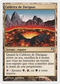 Darigaaz's Caldera (French) - "Caldeira de Darigaaz" - Magic Encyclopedia 2005 (Salvat/Hachette) - Magic: The Gathering card