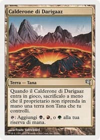 Darigaaz's Caldera (Italian) - "Calderone di Darigaaz" - Magic Encyclopedia 2005 (Salvat/Hachette) - Magic: The Gathering card