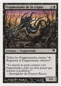 Crypt Sliver (Spanish) - "Fragmentado de la cripta" - Magic Encyclopedia 2005 (Salvat/Hachette) - Magic: The Gathering card