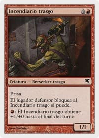 Goblin Fire Fiend (Spanish) - "Incendiario trasgo" - Magic Encyclopedia 2005 (Salvat/Hachette) - Magic: The Gathering card