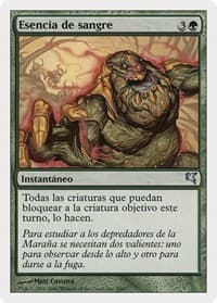 Bloodscent (Spanish) - "Esencia de sangre" - Magic Encyclopedia 2005 (Salvat/Hachette) - Magic: The Gathering card