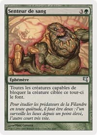 Bloodscent (French) - "Senteur de sang" - Magic Encyclopedia 2005 (Salvat/Hachette) - Magic: The Gathering card