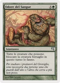Bloodscent (Italian) - "Odore del Sangue" - Magic Encyclopedia 2005 (Salvat/Hachette) - Magic: The Gathering card