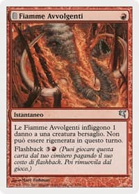 Engulfing Flames (Italian) - "Fiamme Avvolgenti" - Magic Encyclopedia 2005 (Salvat/Hachette) - Magic: The Gathering card