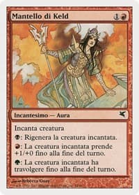 Keldon Mantle (Italian) - "Mantello di Keld" - Magic Encyclopedia 2005 (Salvat/Hachette) - Magic: The Gathering card