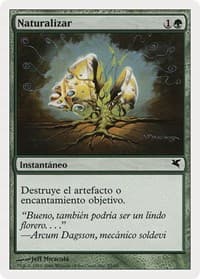 Naturalize (Spanish) - "Naturalizar" - Magic Encyclopedia 2005 (Salvat/Hachette) - Magic: The Gathering card