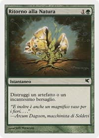 Naturalize (Italian) - "Ritorno alla Natura" - Magic Encyclopedia 2005 (Salvat/Hachette) - Magic: The Gathering card