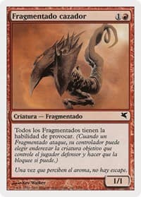 Hunter Sliver (Spanish) - "Fragmentado cazador" - Magic Encyclopedia 2005 (Salvat/Hachette) - Magic: The Gathering card