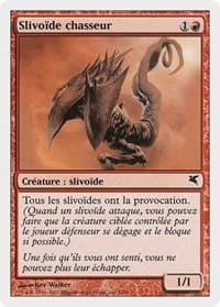 Hunter Sliver (French) - "Slivoïde chasseurr" - Magic Encyclopedia 2005 (Salvat/Hachette) - Magic: The Gathering card