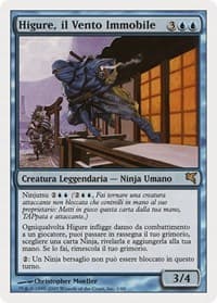 Higure, the Still Wind (Italian) - "Higure, il Vento Immobile" - Magic Encyclopedia 2005 (Salvat/Hachette) - Magic: The Gathering card