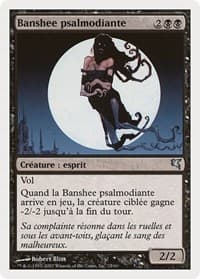 Keening Banshee (French) - "Banshee psalmodiante" - Magic Encyclopedia 2005 (Salvat/Hachette) - Magic: The Gathering card