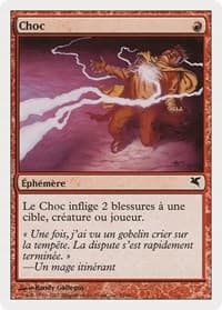 Shock (French) - "Choc" - Magic Encyclopedia 2005 (Salvat/Hachette) - Magic: The Gathering card