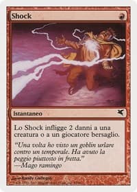 Shock (Italian) - Magic Encyclopedia 2005 (Salvat/Hachette) - Magic: The Gathering card