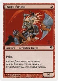 Raging Goblin (Spanish) - "Trasgo furioso" - Magic Encyclopedia 2005 (Salvat/Hachette) - Magic: The Gathering card
