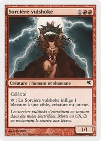Vulshok Sorcerer (French) - "Sorcière vulshoke" - Magic Encyclopedia 2005 (Salvat/Hachette) - Magic: The Gathering card
