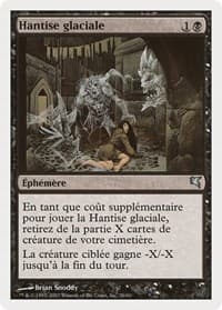 Chill Haunting (French) - "Hantise glaciale" - Magic Encyclopedia 2005 (Salvat/Hachette) - Magic: The Gathering card