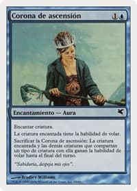 Crown of Ascension (Spanish) - "Corona de ascensión" - Magic Encyclopedia 2005 (Salvat/Hachette) - Magic: The Gathering card