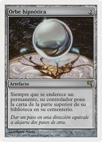 Mesmeric Orb (Spanish) - "Orbe hipnótica" - Magic Encyclopedia 2005 (Salvat/Hachette) - Magic: The Gathering card